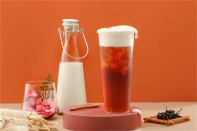 菜百道奶茶