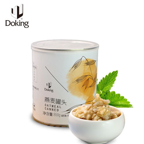盾皇即食燕麦罐头 即食麦粒coco奶茶甜品原料 粗粮甜品燕麦酱850g